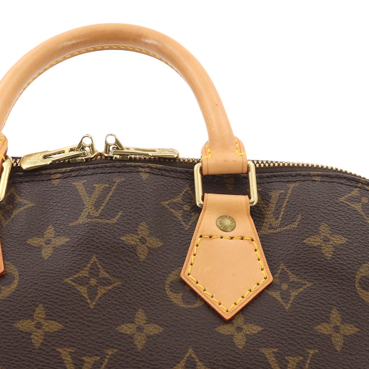 Monogram Alma Hand Bag Brown M51130 Purse