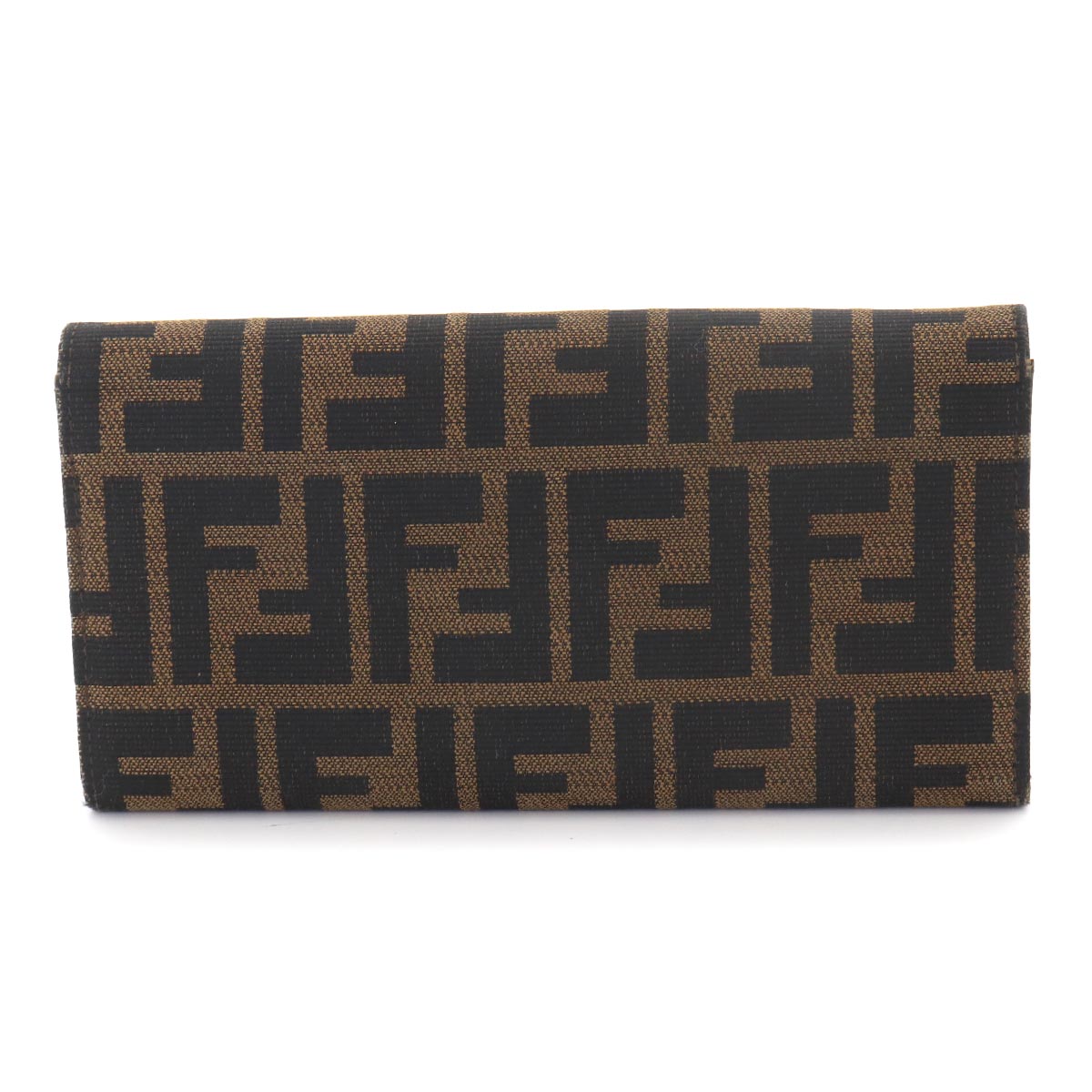 Zucca Long Wallet Canvas Leather Brown 8M0021