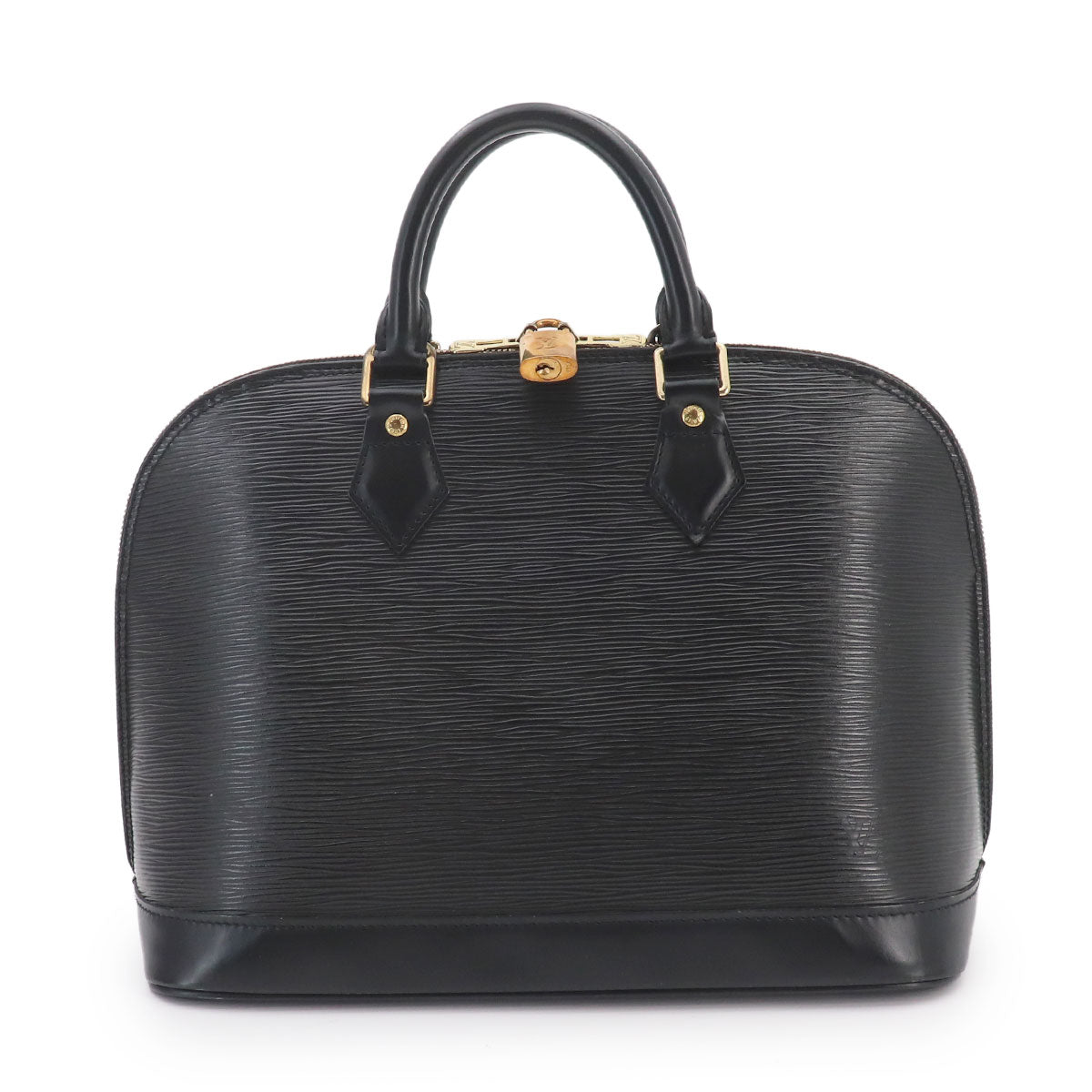 Epi Alma PM Hand Bag Leather Noir Black M52142 Purse