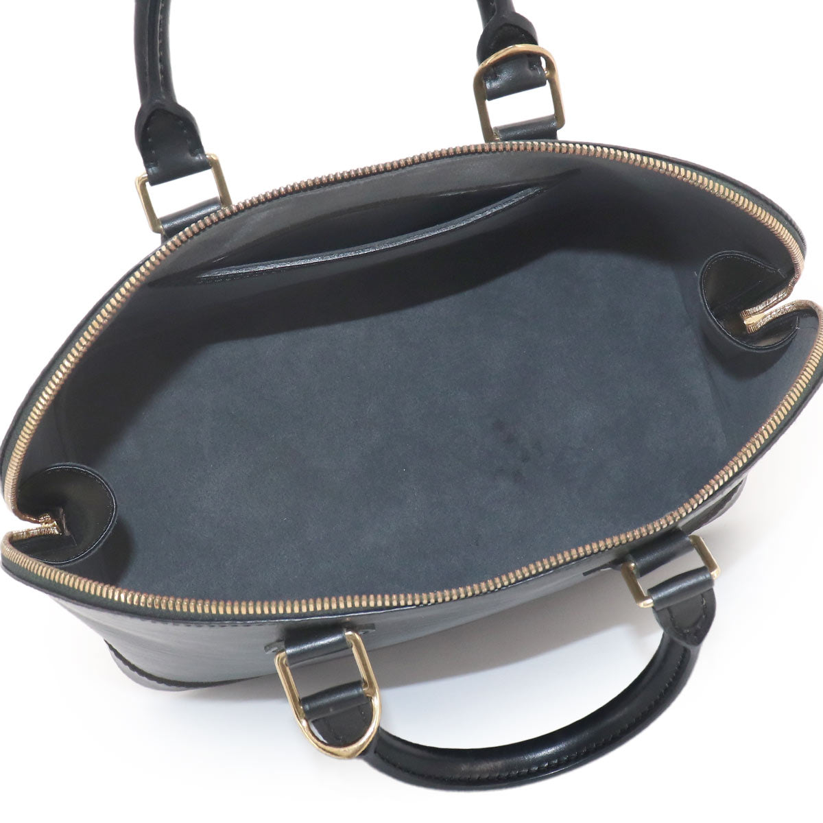 Epi Alma PM Hand Bag Leather Noir Black M52142 Purse