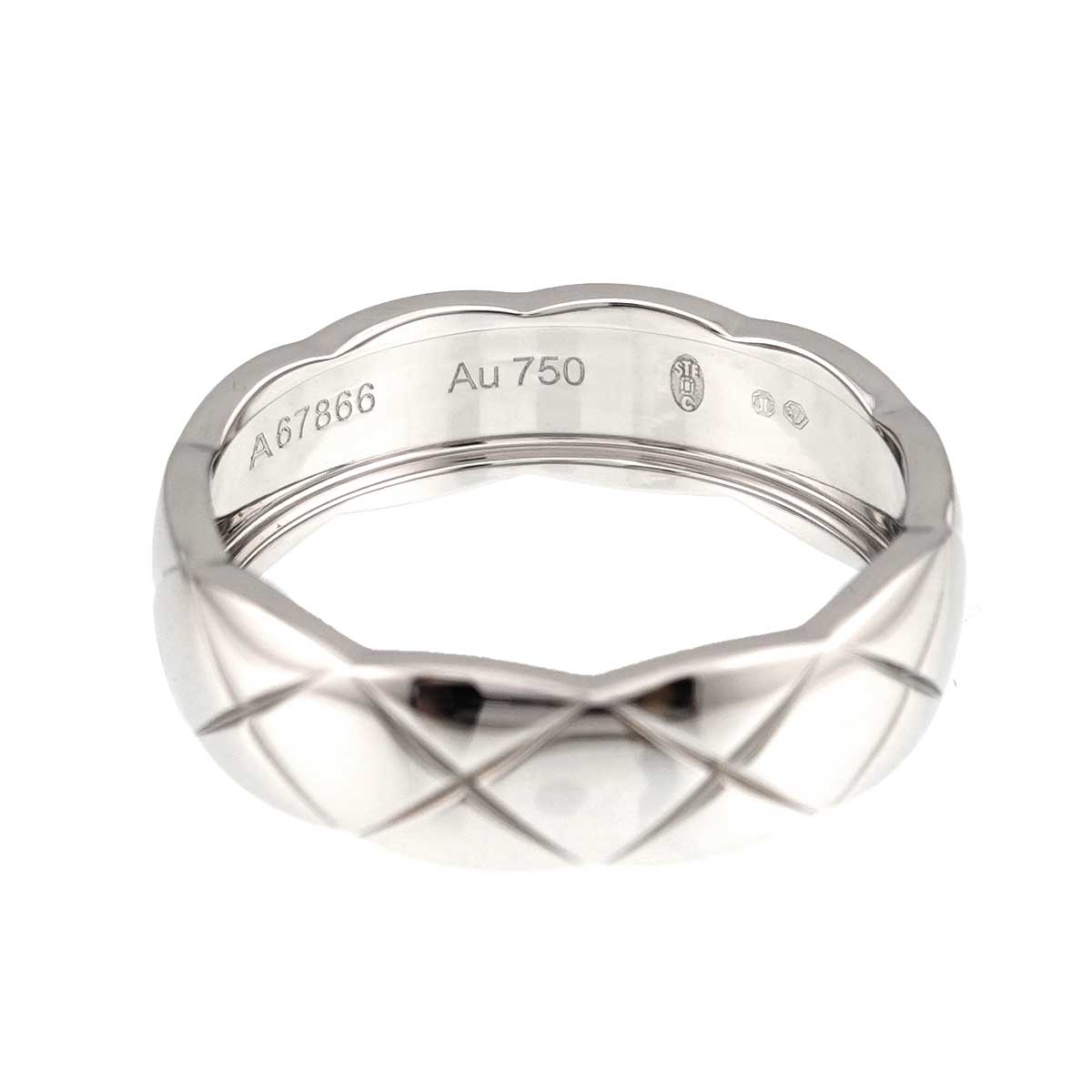 Coco Crush MM Ring 18K WG 750 size62 9.5-9.75(US)