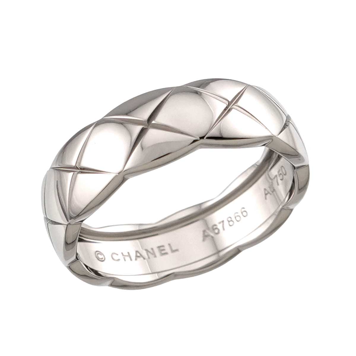 Coco Crush MM Ring 18K WG 750 size62 9.5-9.75(US)