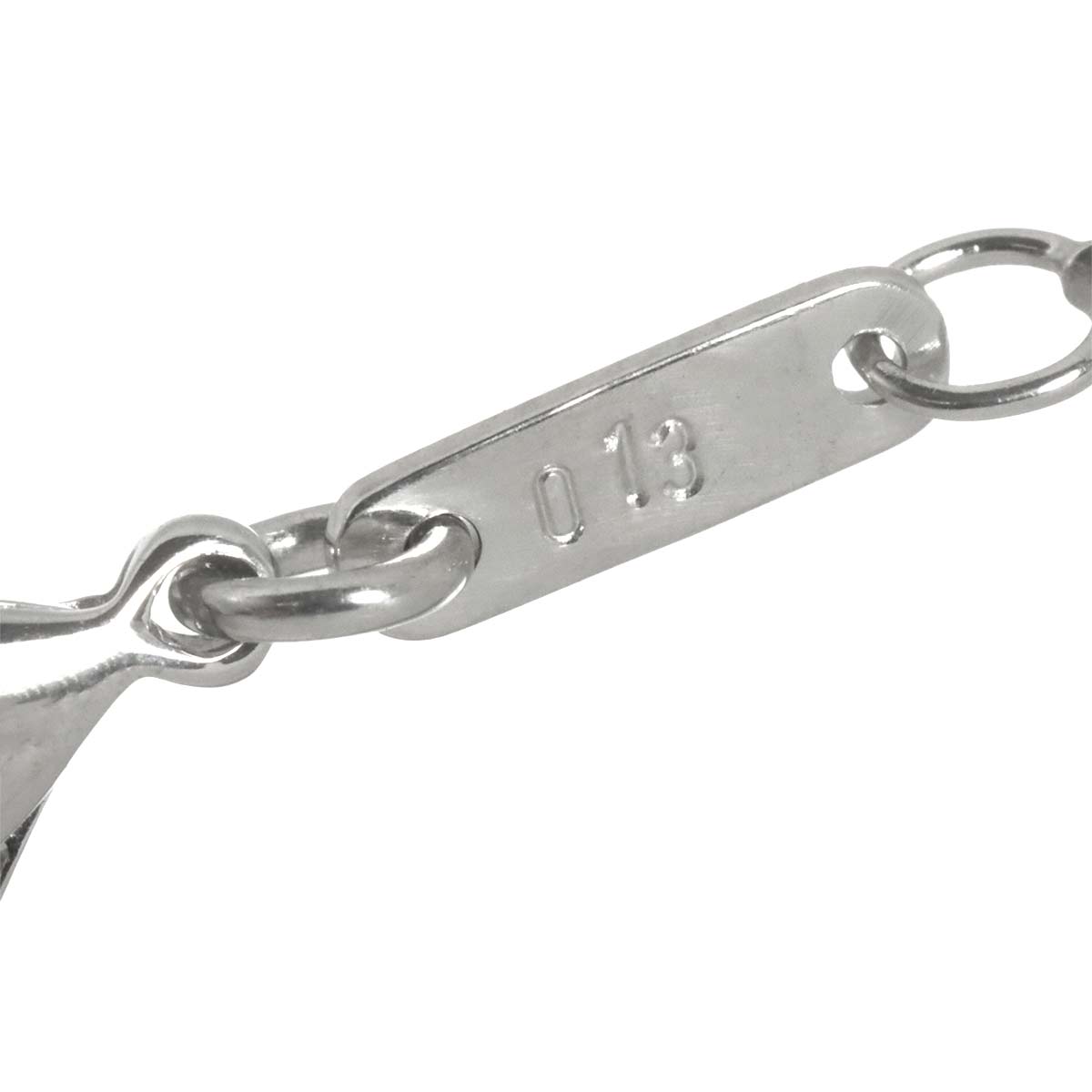 Diamond 0.13ct Star Necklace 18K White Gold 750