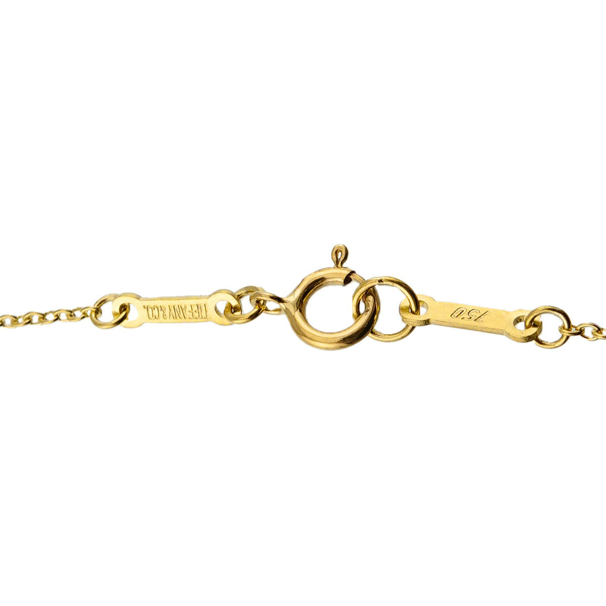 Open Heart Necklace 18K Yellow Gold 750