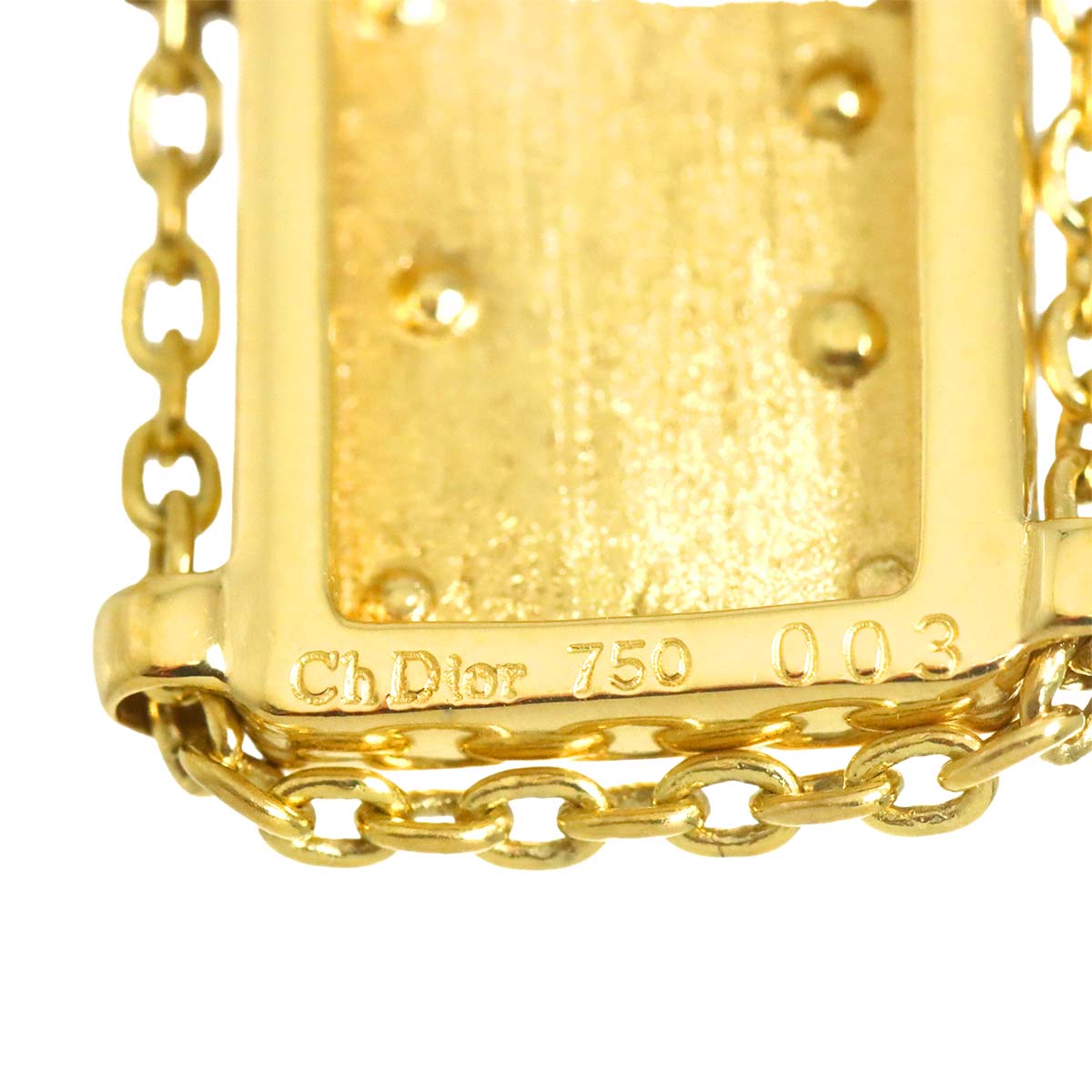 Diamond Necklace 18K Yellow Gold 750
