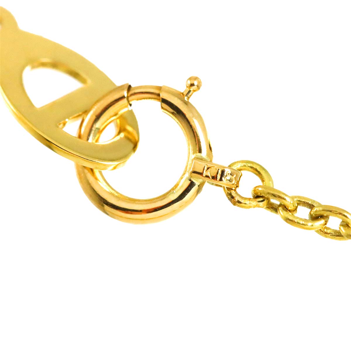 Diamond Necklace 18K Yellow Gold 750