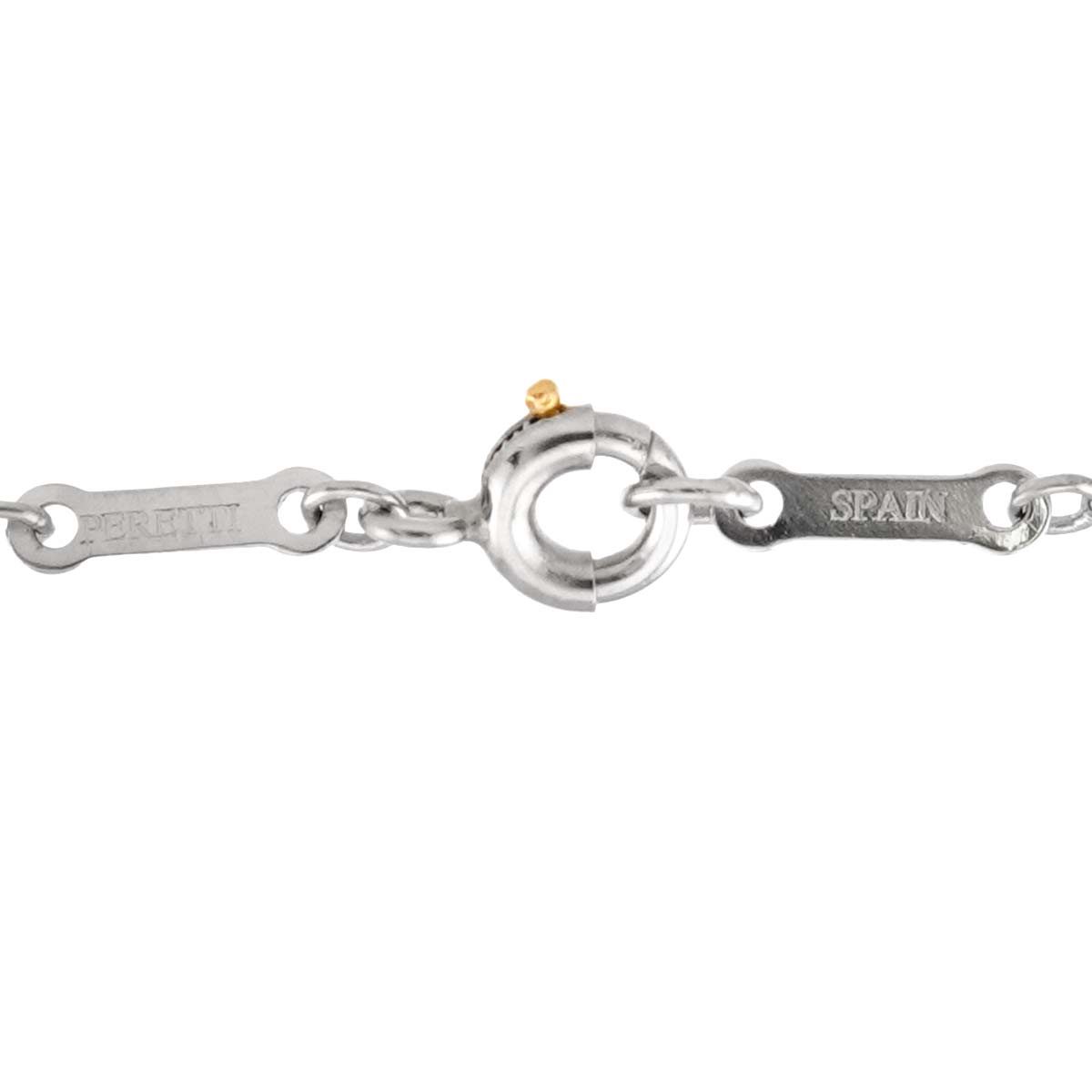 Open Heart Necklace Platinum