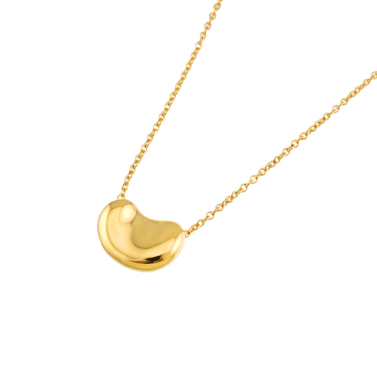 Bean Necklace 18K Yellow Gold 750