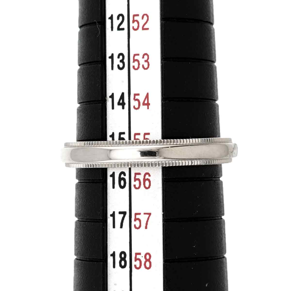 Milgrain Band Ring Pt Platinum Size7.25(US)