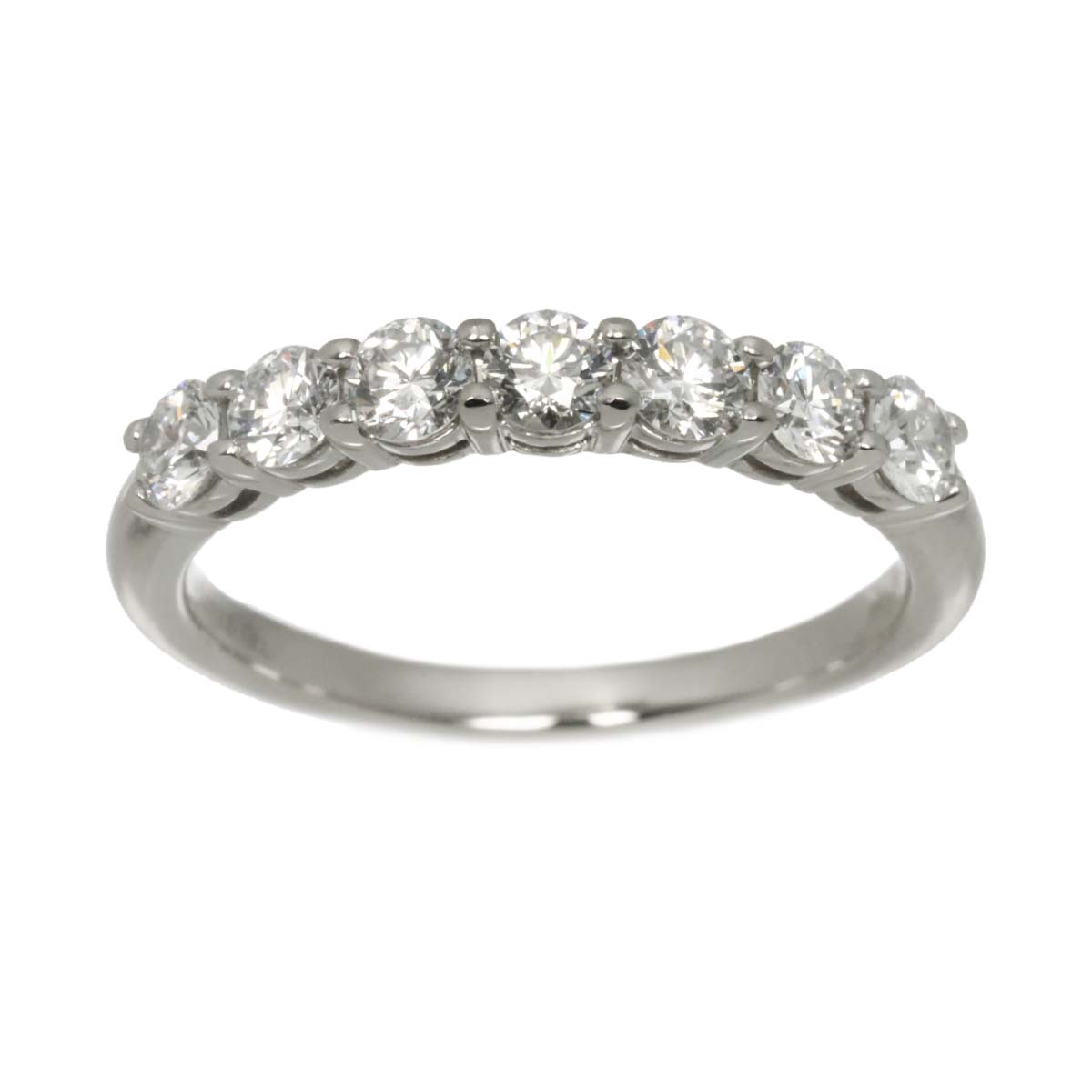 Half Diamond Ring Platinum size5-5.25(US)