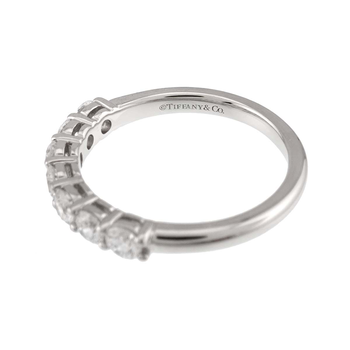 Half Diamond Ring Platinum size5-5.25(US)