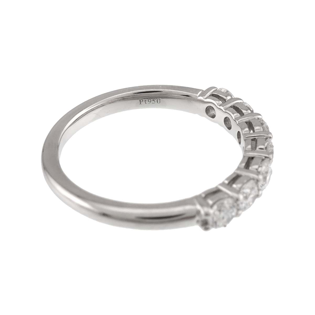 Half Diamond Ring Platinum size5-5.25(US)