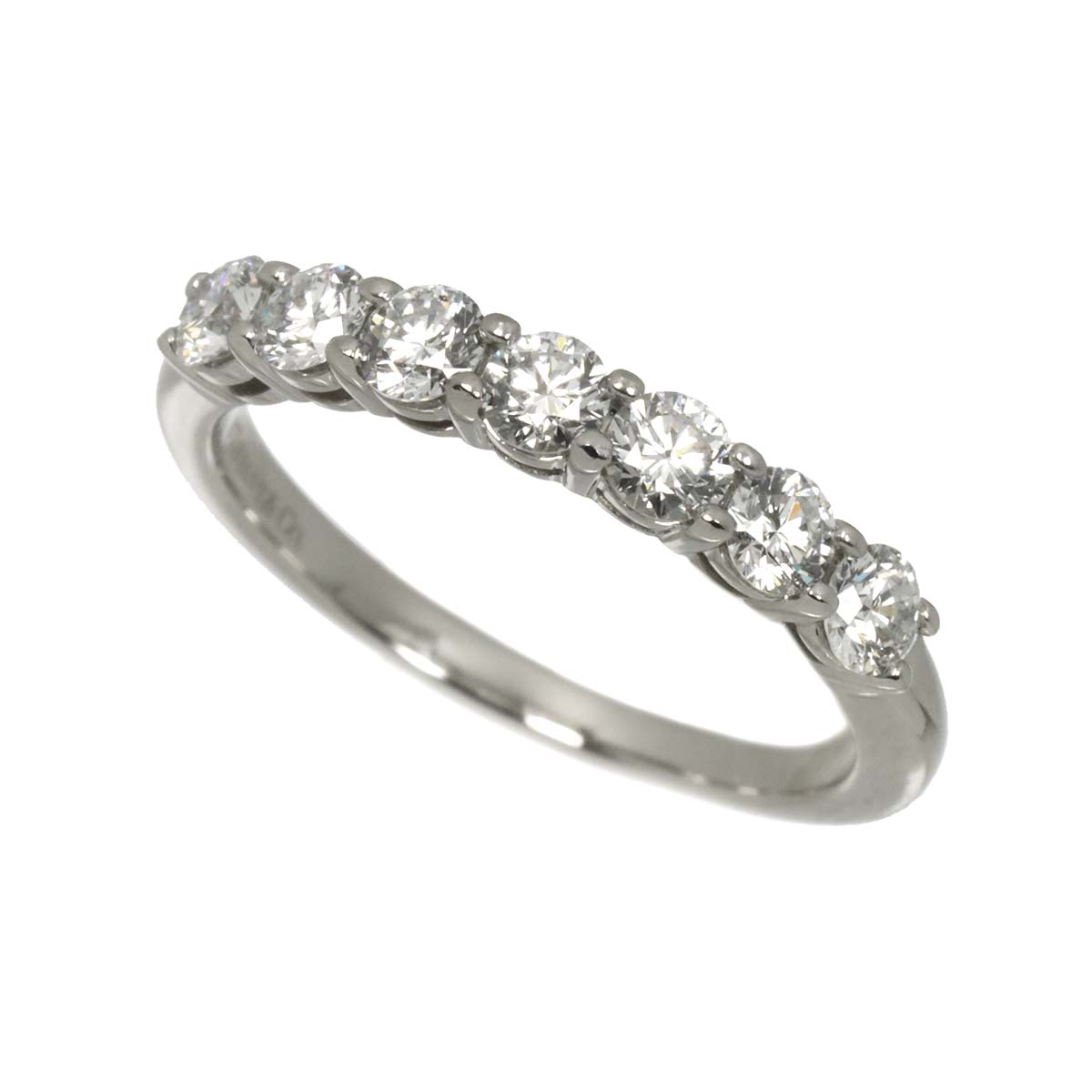 Half Diamond Ring Platinum size5-5.25(US)