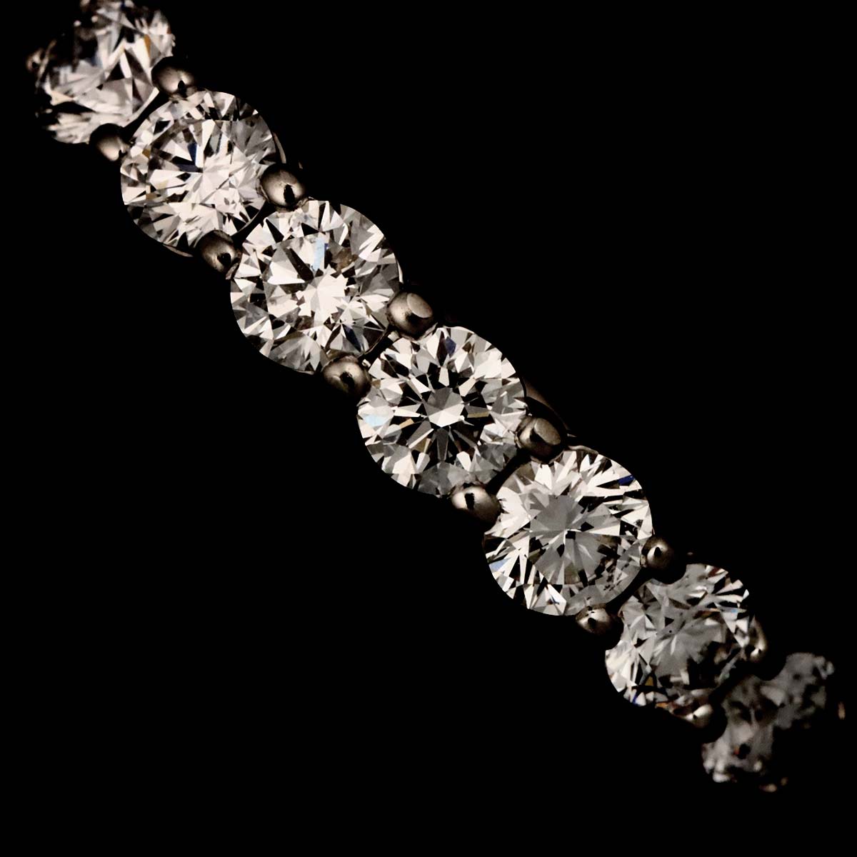 Half Diamond Ring Platinum size5-5.25(US)