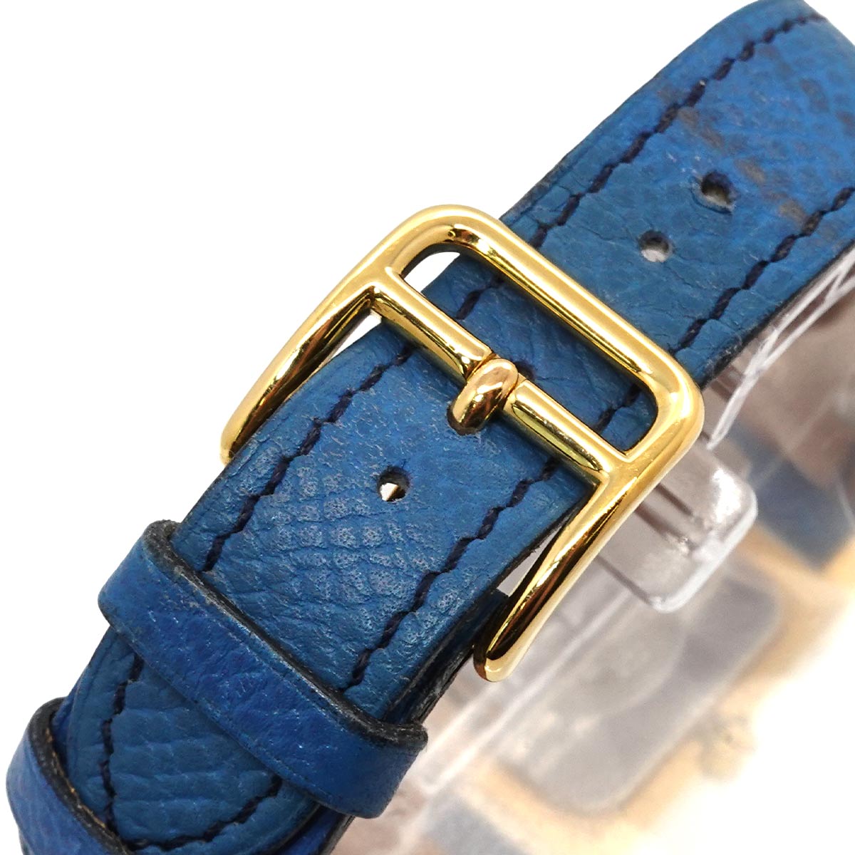 Medor Vintage pyramid Gold studs Quartz White Dial Ladies
