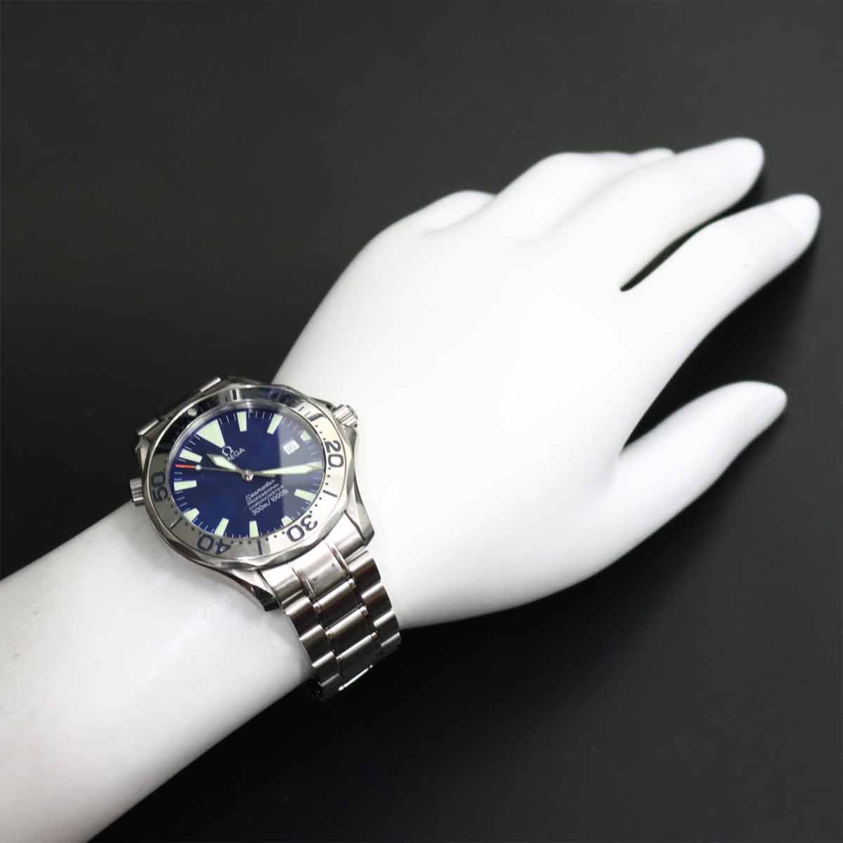 Seamaster Professional 300 2255 80 Mens Watch Date Blue Dial