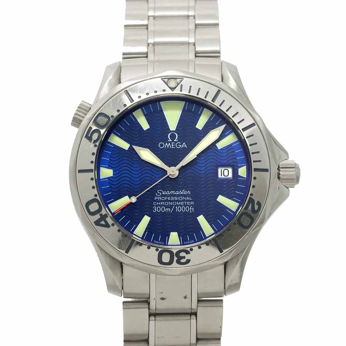 Seamaster Professional 300 2255 80 Mens Watch Date Blue Dial