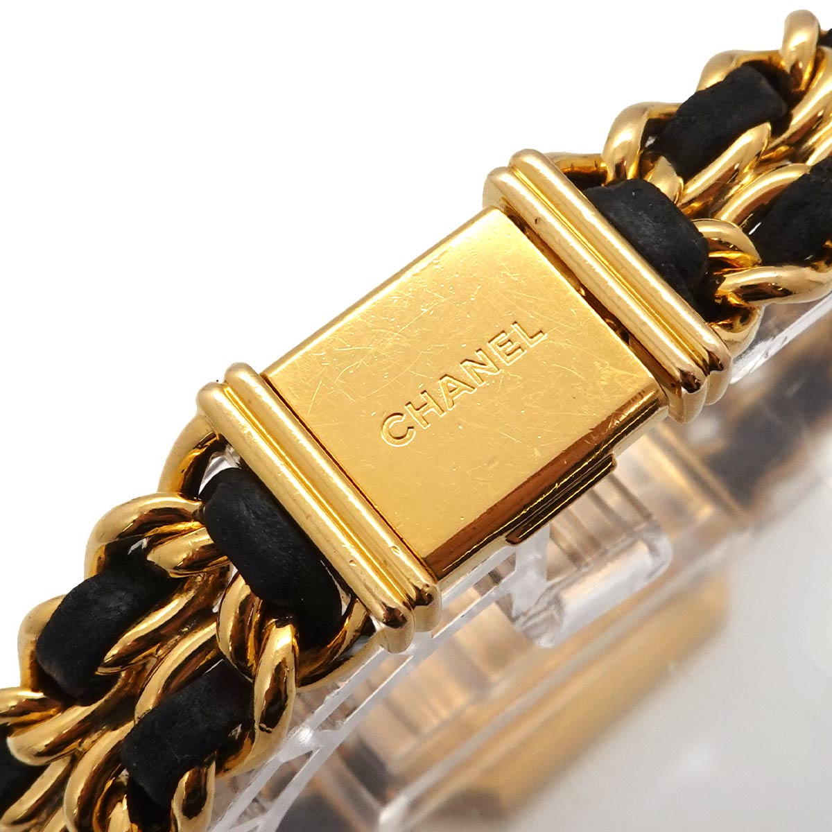 Premiere Size L H0001 Vintage Quartz Black Dial Ladies Watch