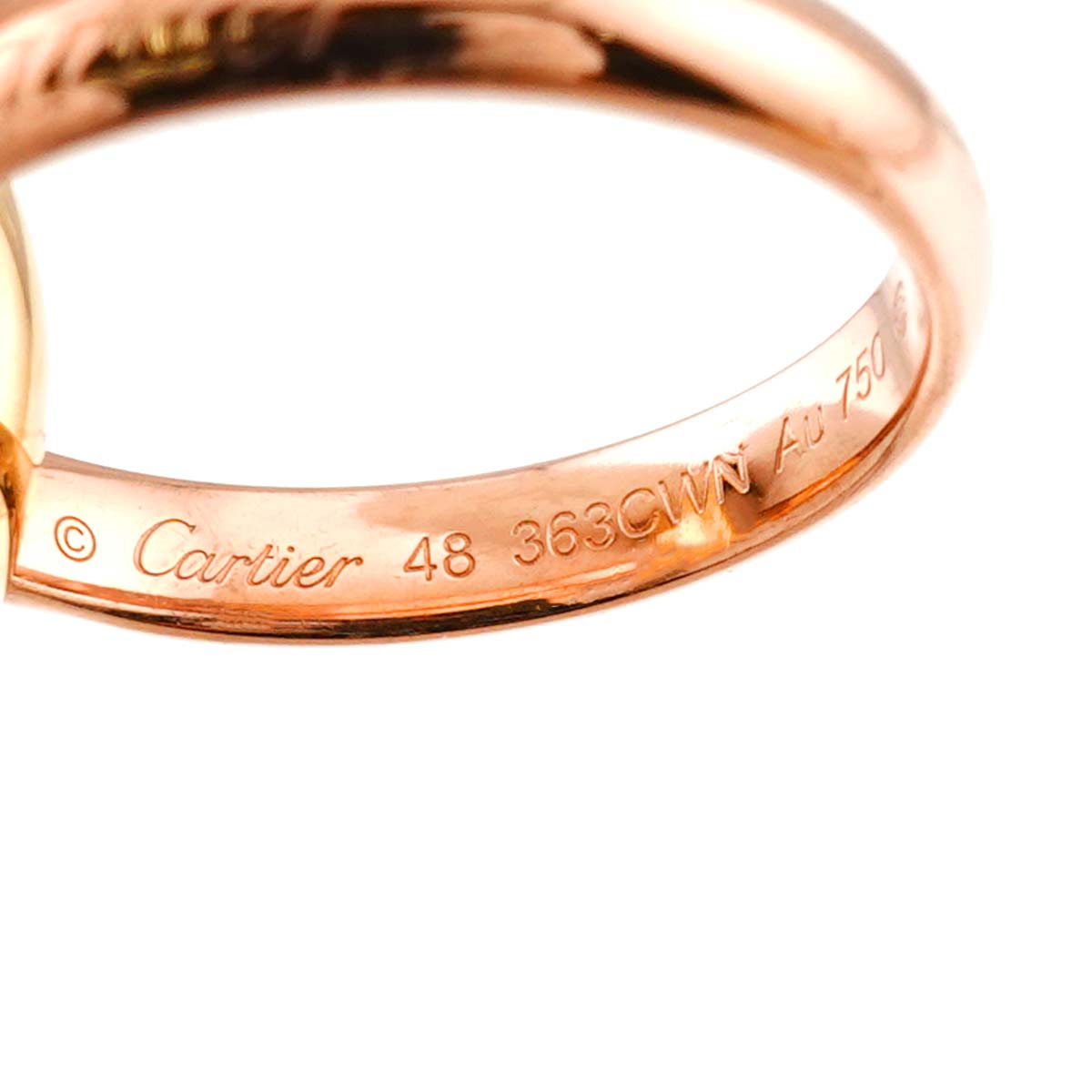 Trinity Ring MM 18K YG WG PG 750 Size48 4.5(US)
