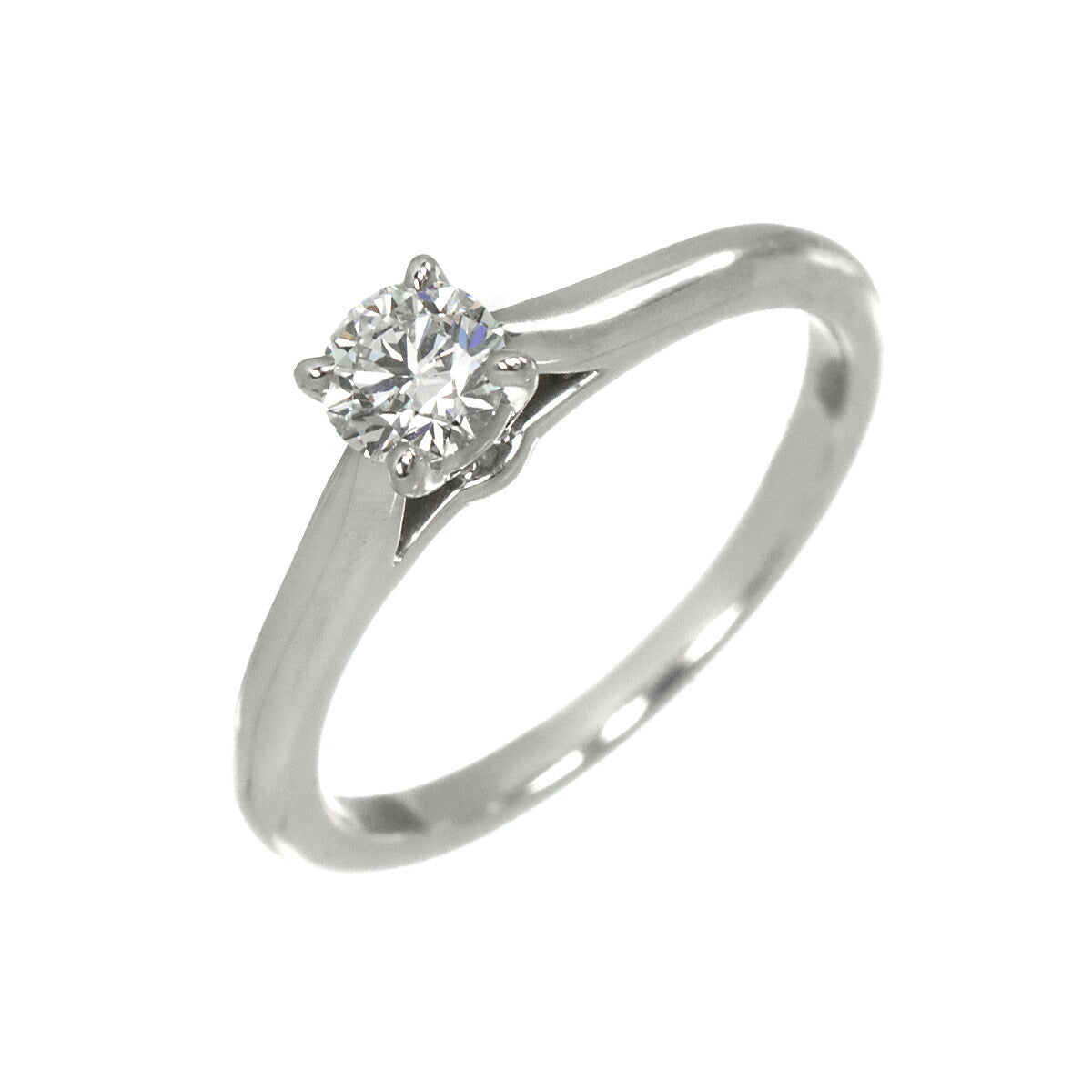 Diamond 0.24ct E/VVS1/3EX Ring Platinum size46 3.75(US)