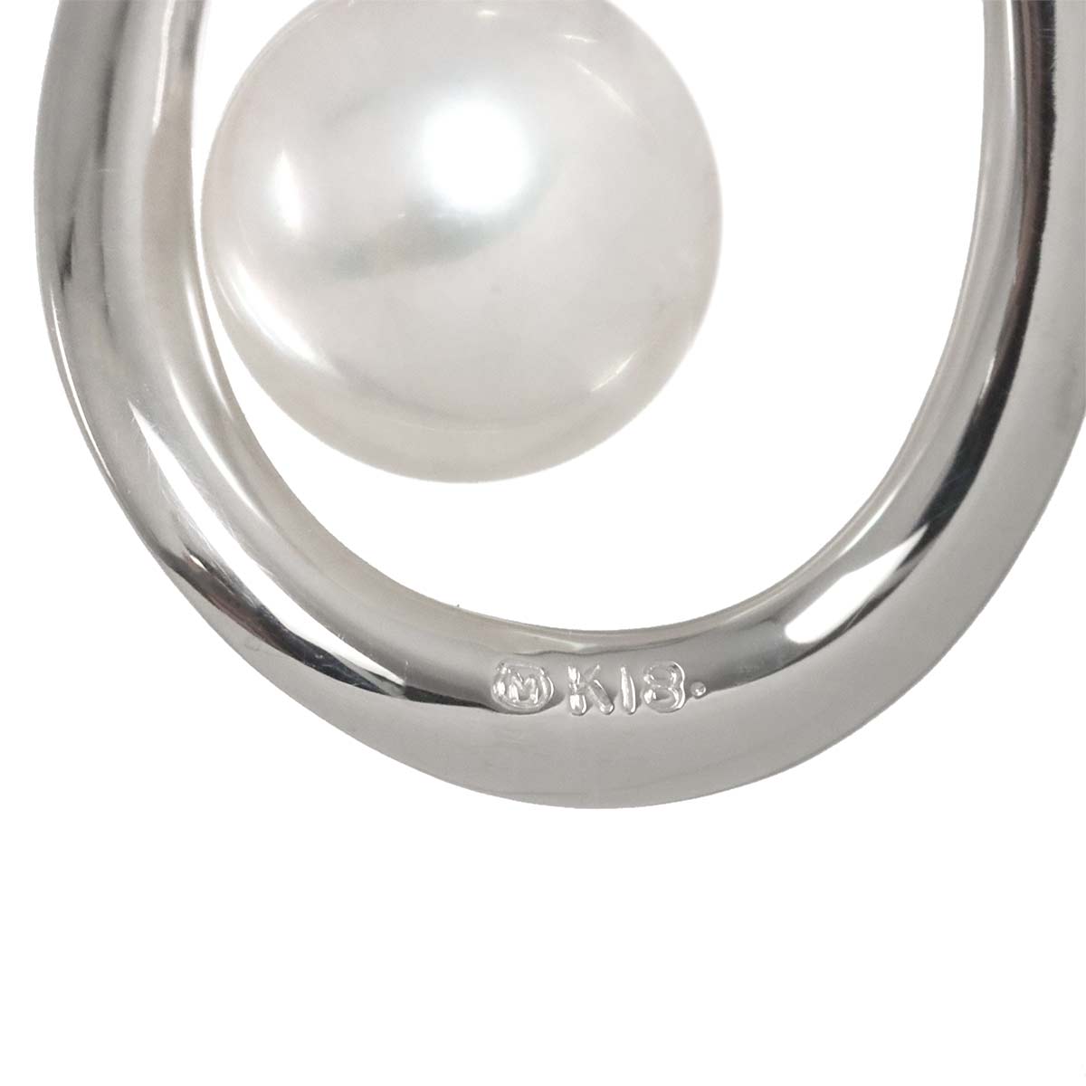 Akoya Pearl 7.0-5.4mm Necklace 18K White Gold 750