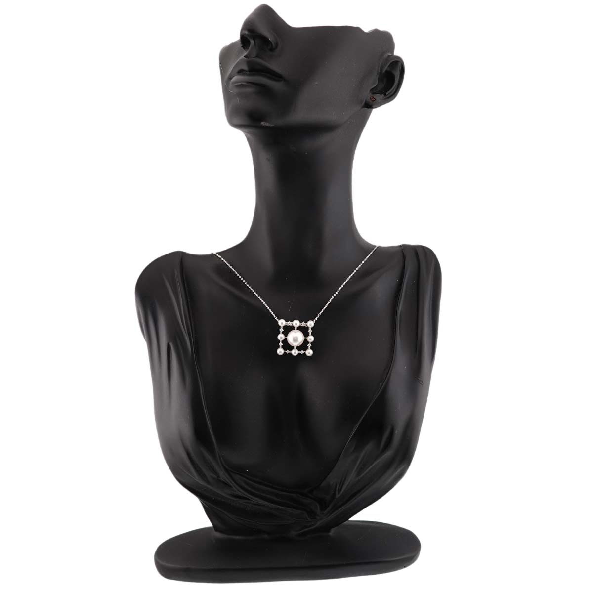Akoya Pearl 9.5-4.1mm Necklace 18K WG 750