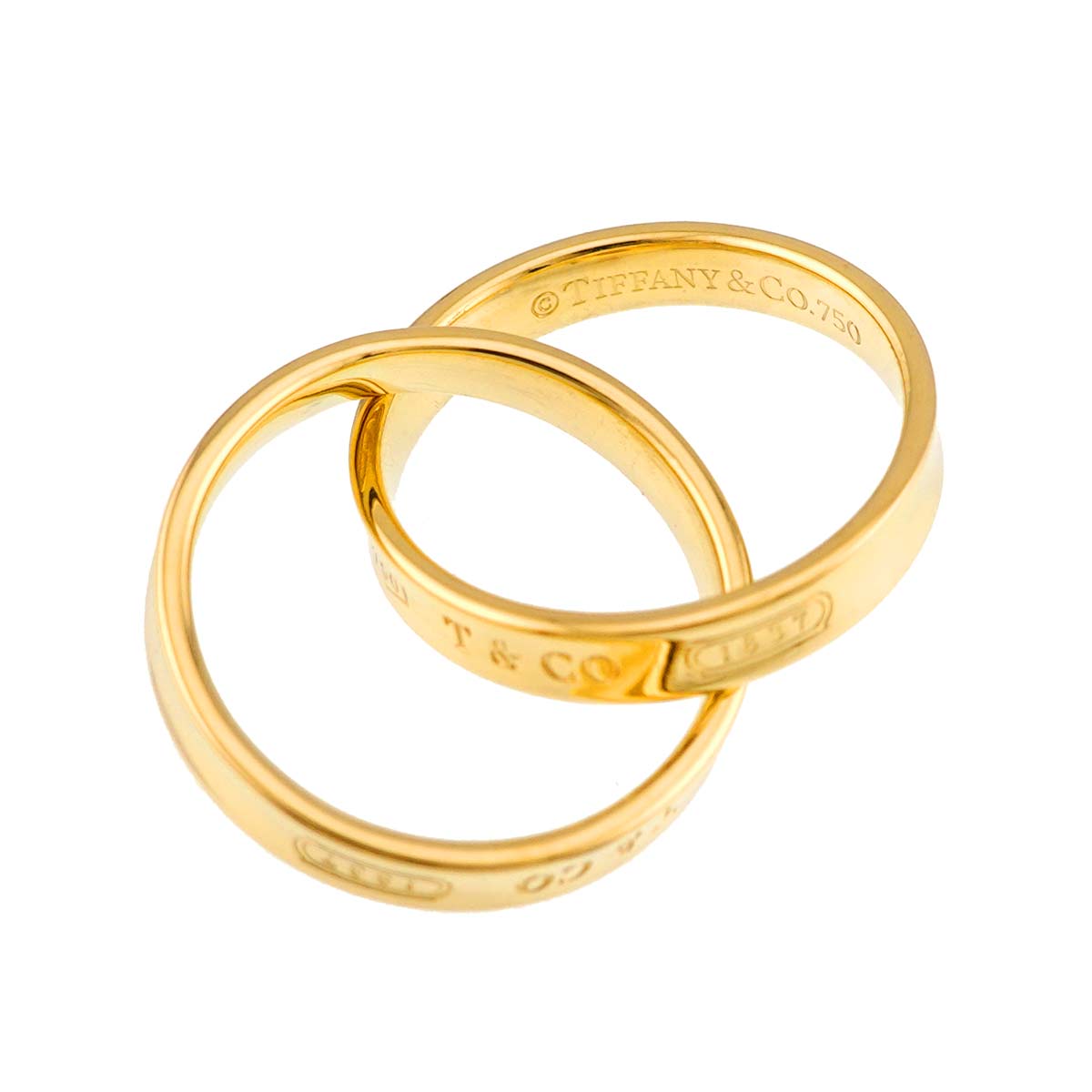 1837 Interlocking Ring 18K YG 750 size5-5.25(US)