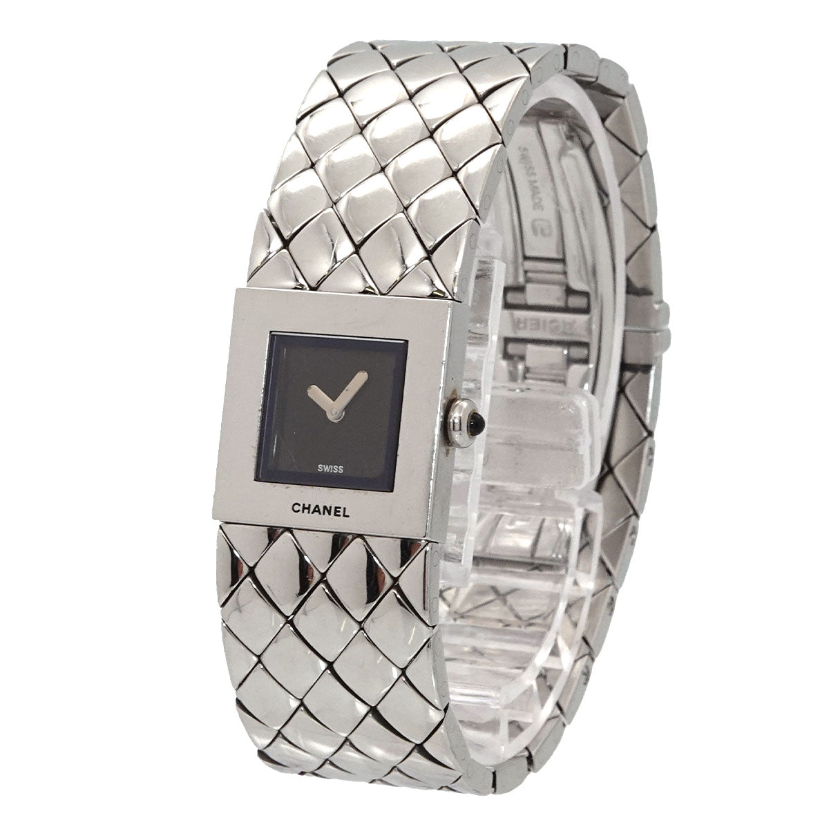 Matelasse H0009 Quartz Black Dial Ladies Wrist Watch