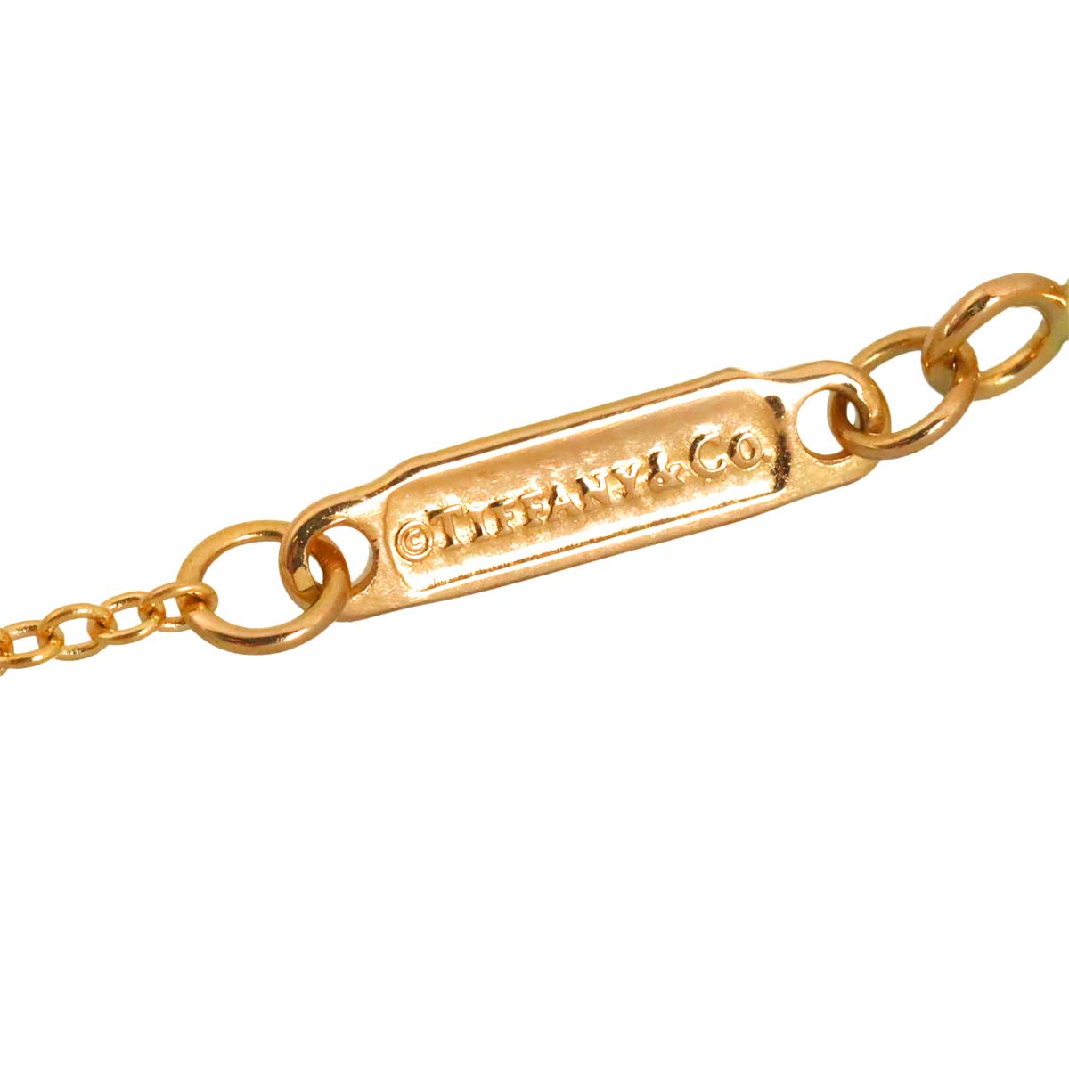 T Smile SM Diamond Necklace 18K Pink Gold 750