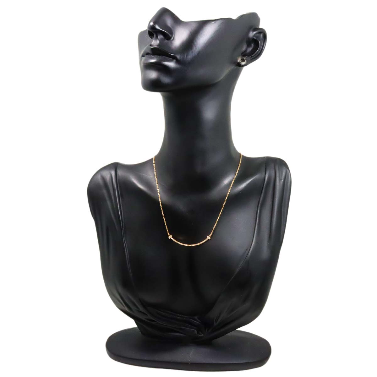T Smile SM Diamond Necklace 18K Pink Gold 750