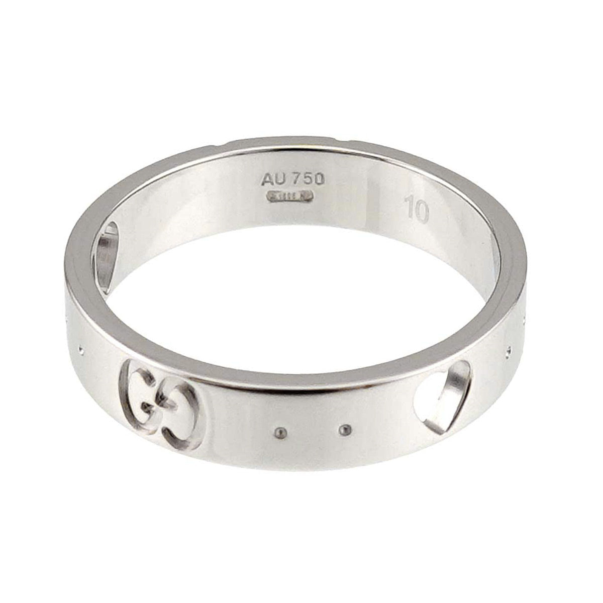Icon Ring 18K WG White Gold 750 Size10 5-5.25(US)