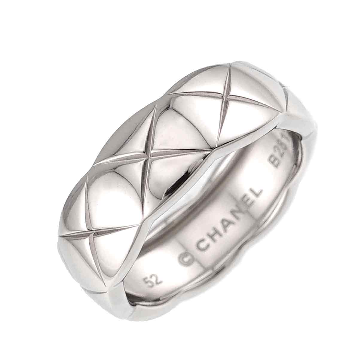 Coco Crush MM Ring 18K WG 750 size52 6(US)
