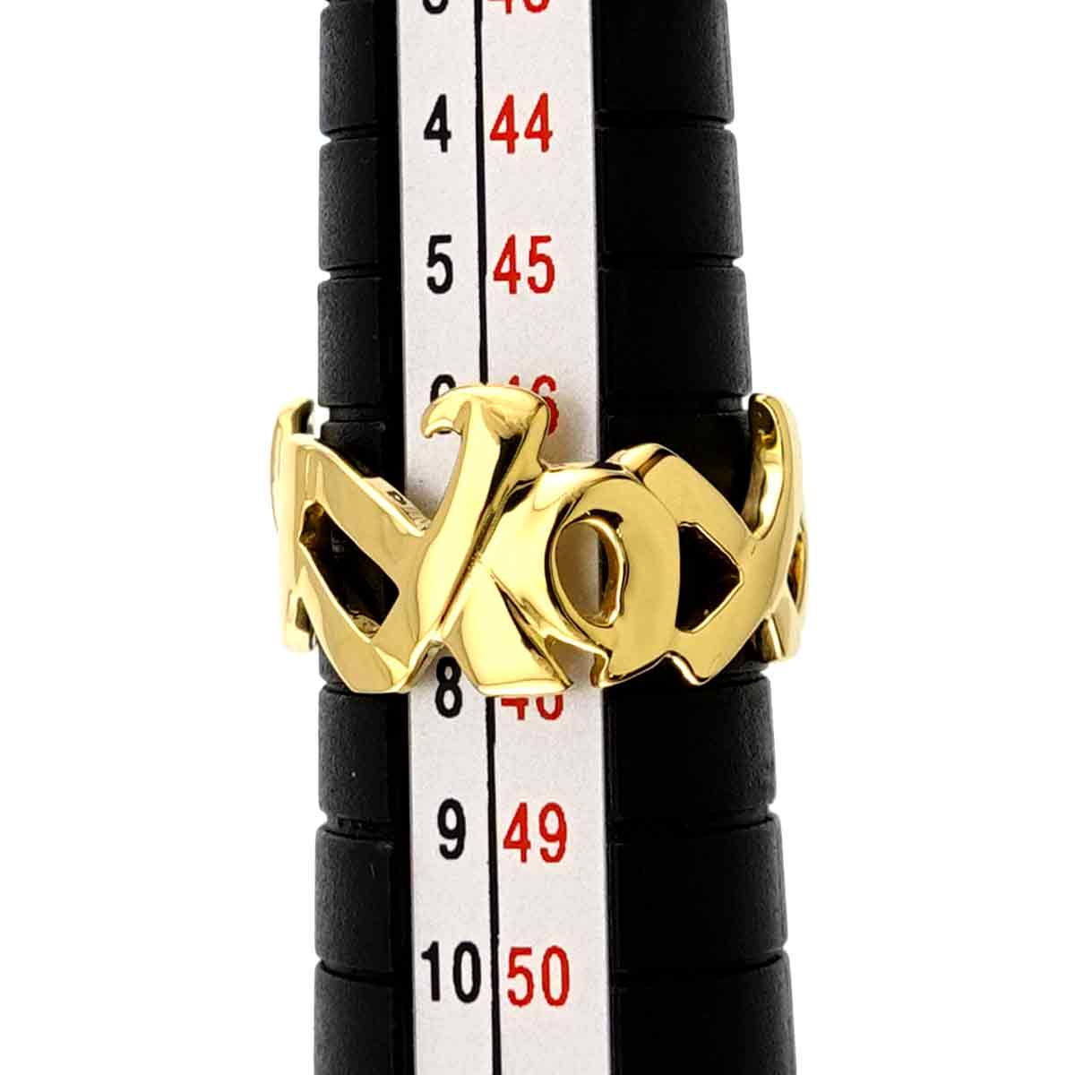 love kiss Ring 18K Yellow Gold 750 Size 4(US)