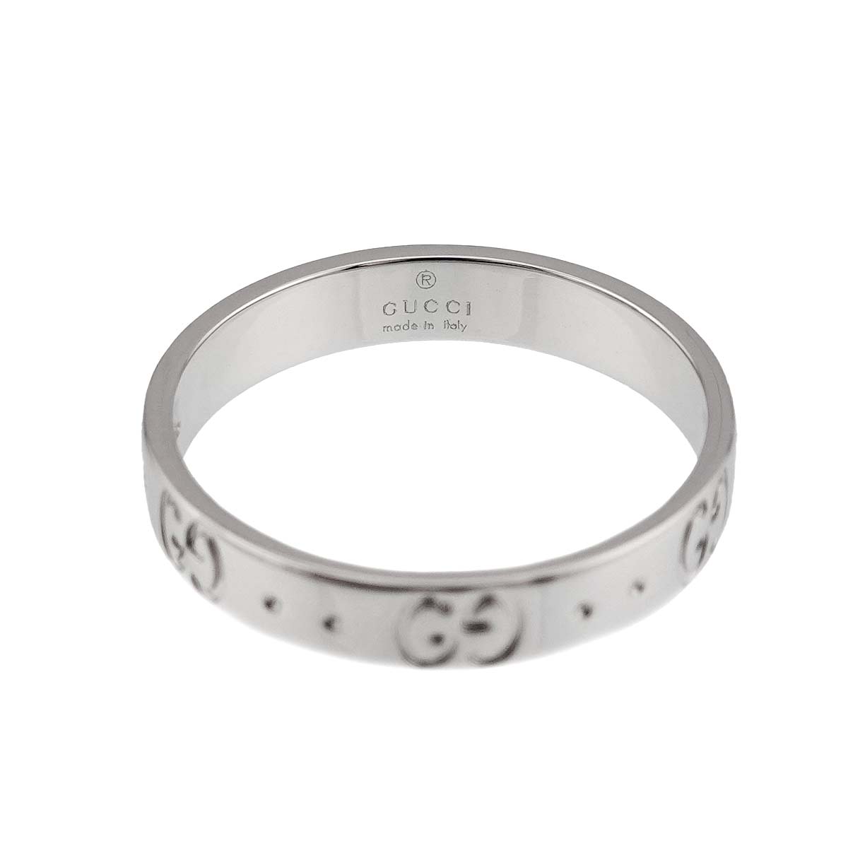 Icon Ring 18K WG White Gold 750 Size18 8-8.25(US)