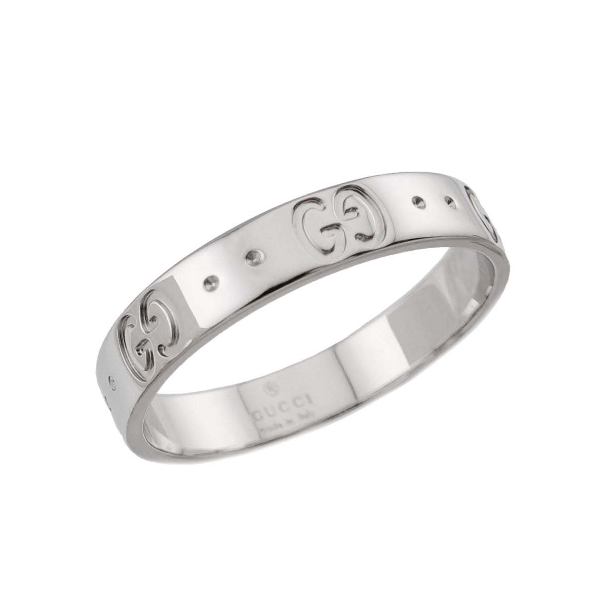 Icon Ring 18K WG White Gold 750 Size18 8-8.25(US)