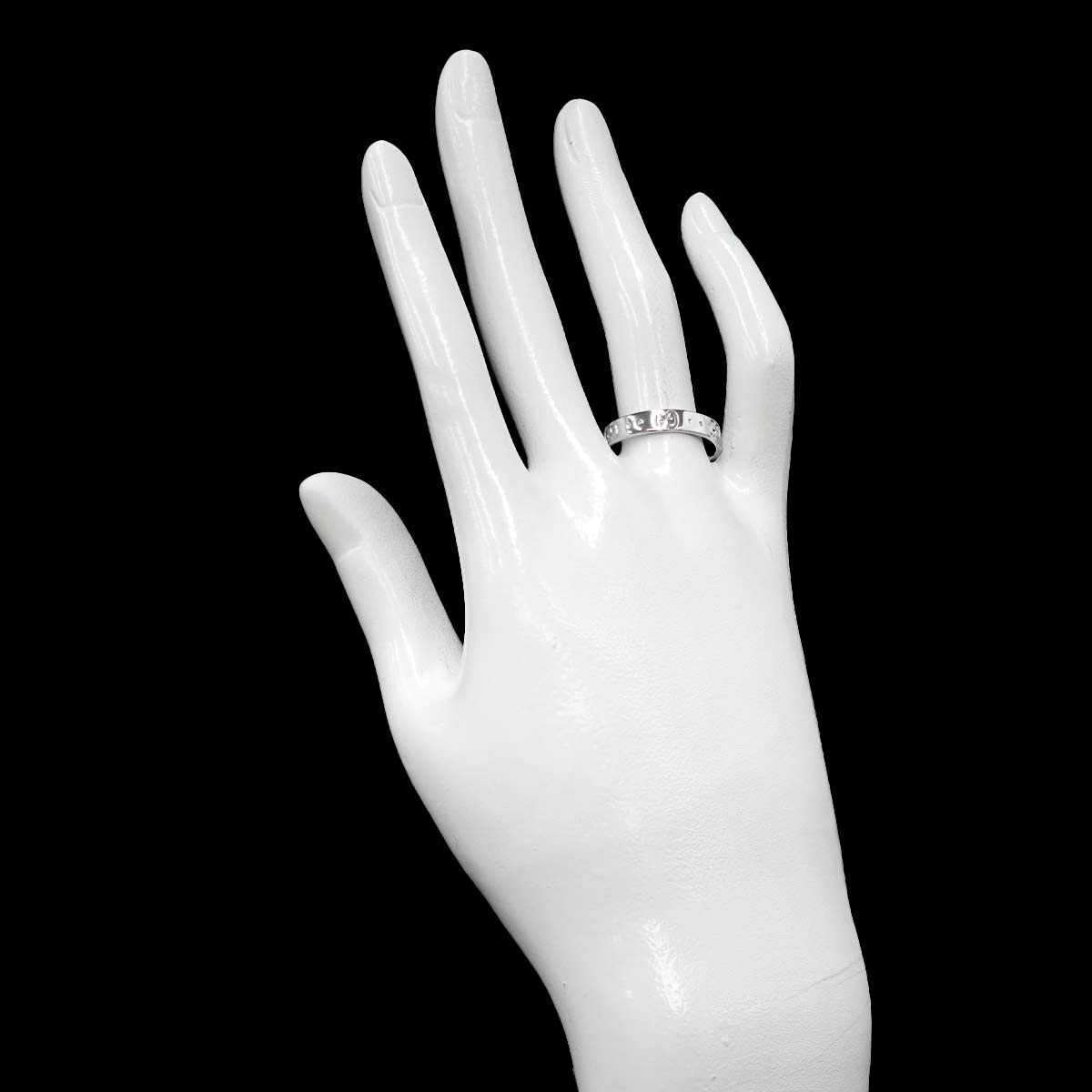 Icon Ring 18K WG White Gold 750 Size18 8-8.25(US)