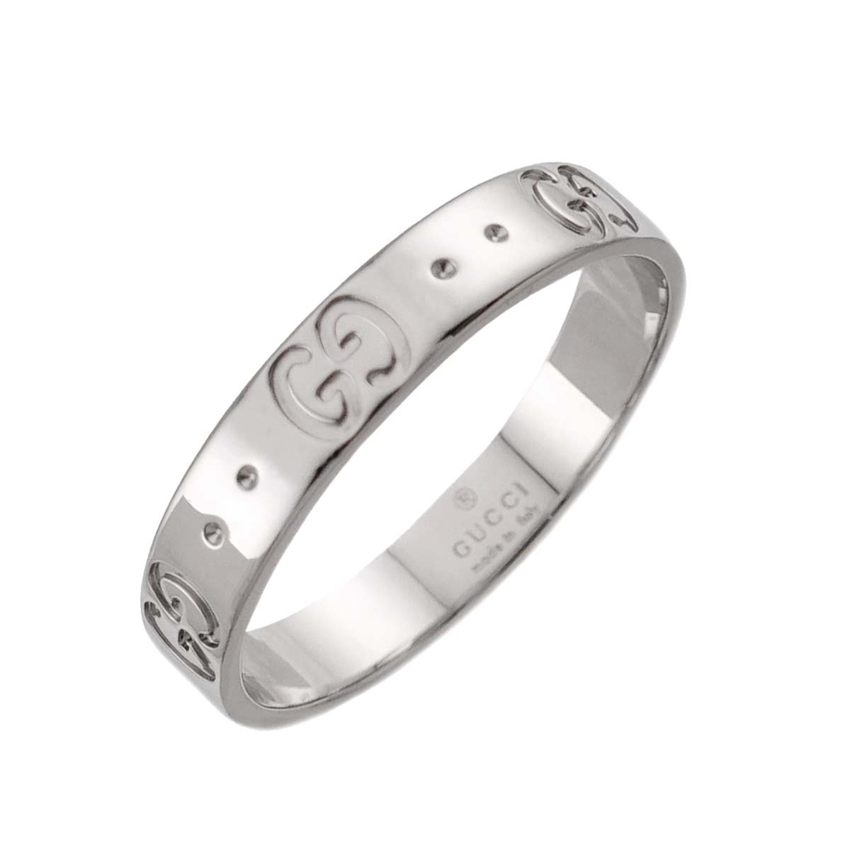 Icon Ring 18K WG White Gold 750 Size18 8-8.25(US)