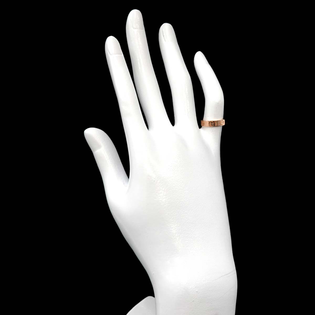 Mini Love Ring 18K Pink Gold 750 size45 3-3.25(US)