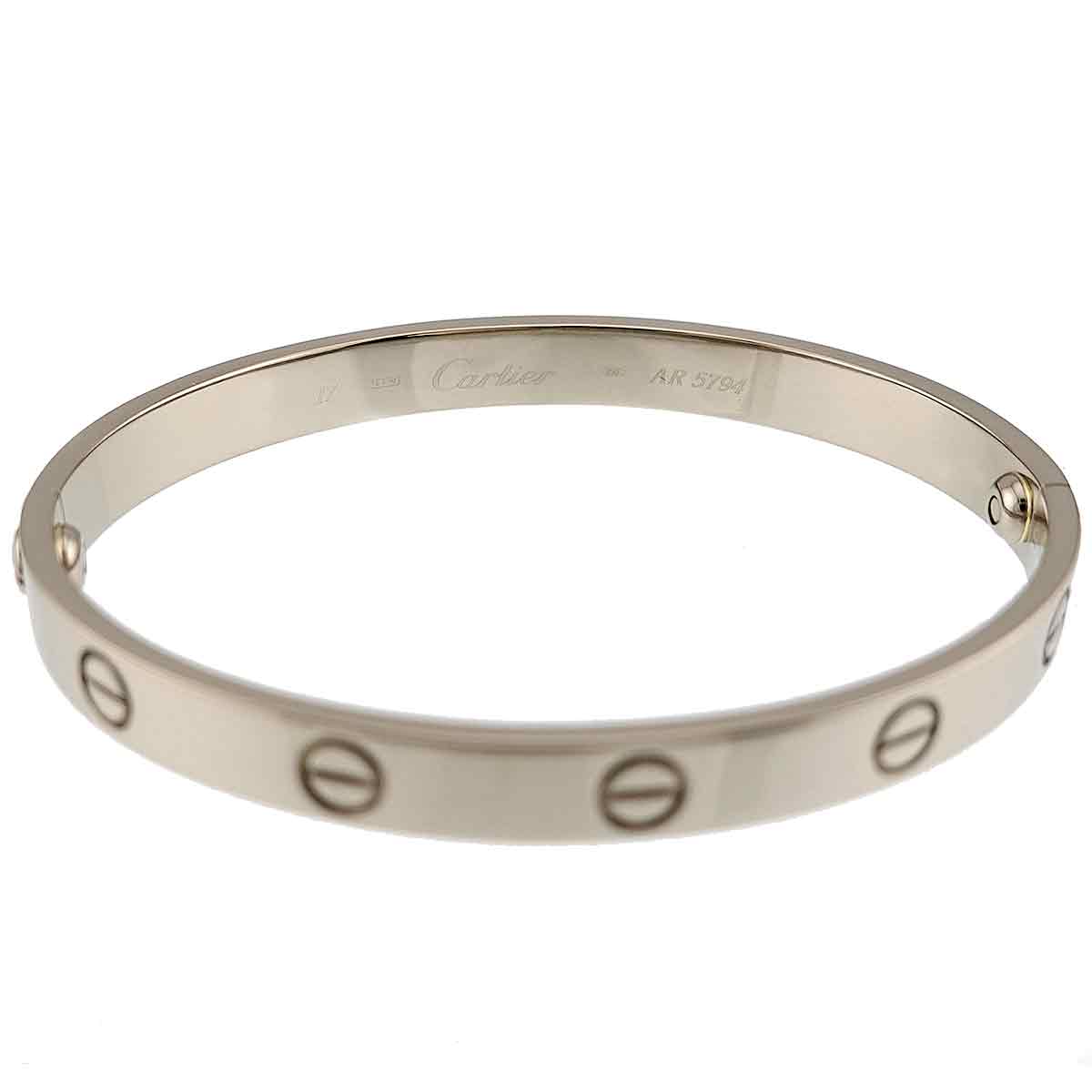 Love Bracelet Bangle 18K WG 750 Size17