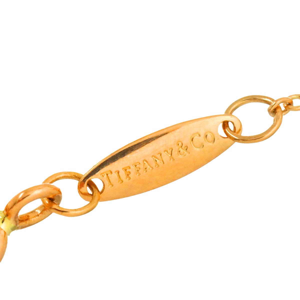 By The Yard Sprinkle Diamond 9P Long Necklace 18K PG 750