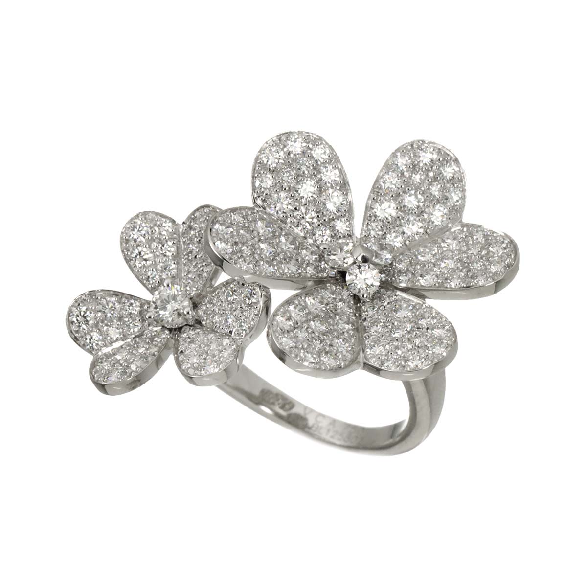 FRIVOLE Diamond Ring 18K WG 750 size52 6(US)