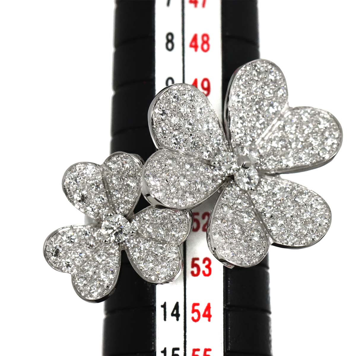 FRIVOLE Diamond Ring 18K WG 750 size52 6(US)