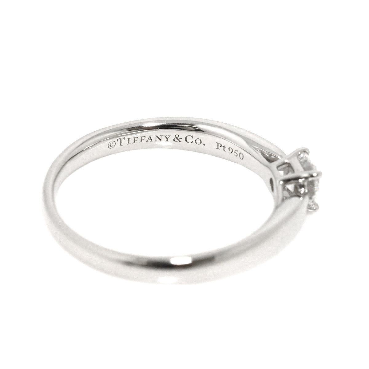 Harmony Ring Diamond 0.21ct Pt Platinum size4.5(US)