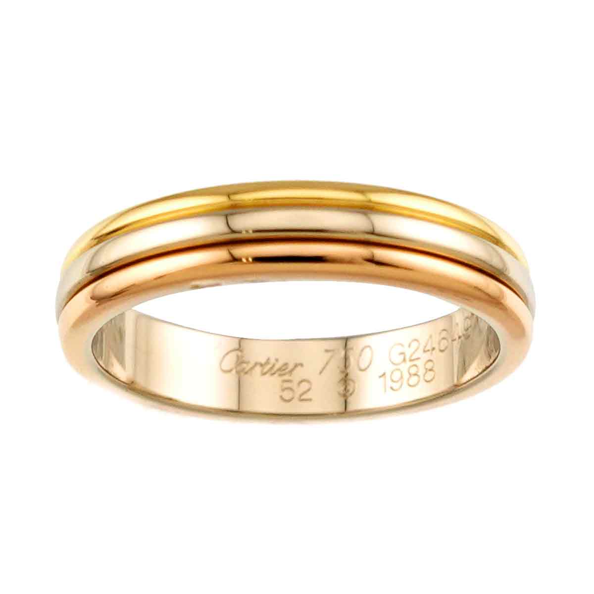 Vendome Ring 18K YG WG PG 750 size52 5.75-6(US)