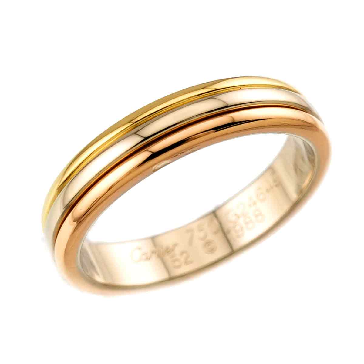 Vendome Ring 18K YG WG PG 750 size52 5.75-6(US)