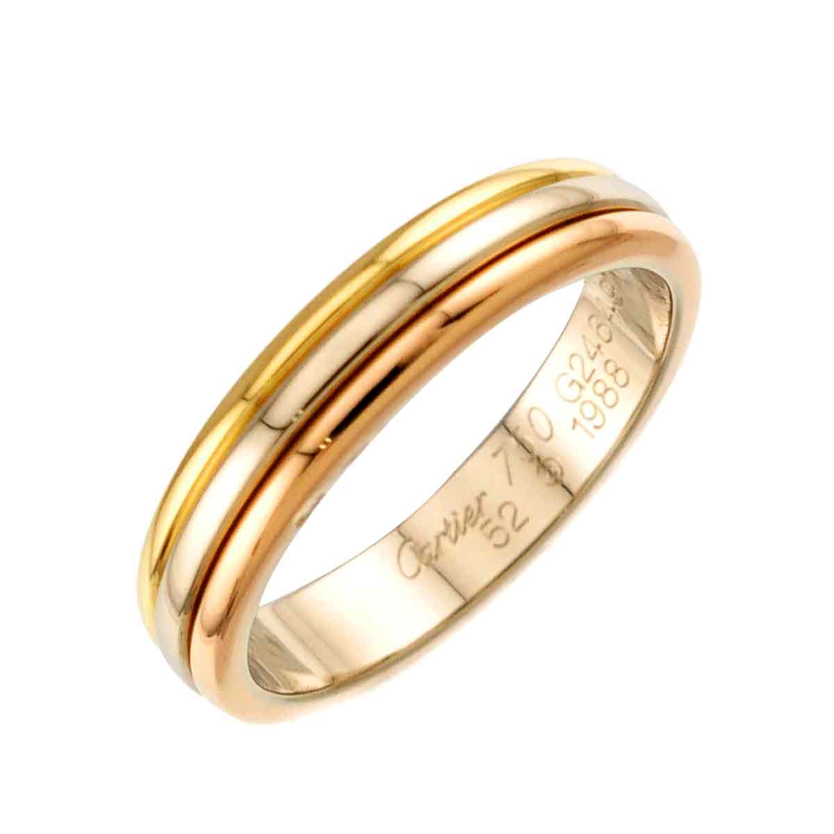 Vendome Ring 18K YG WG PG 750 size52 5.75-6(US)