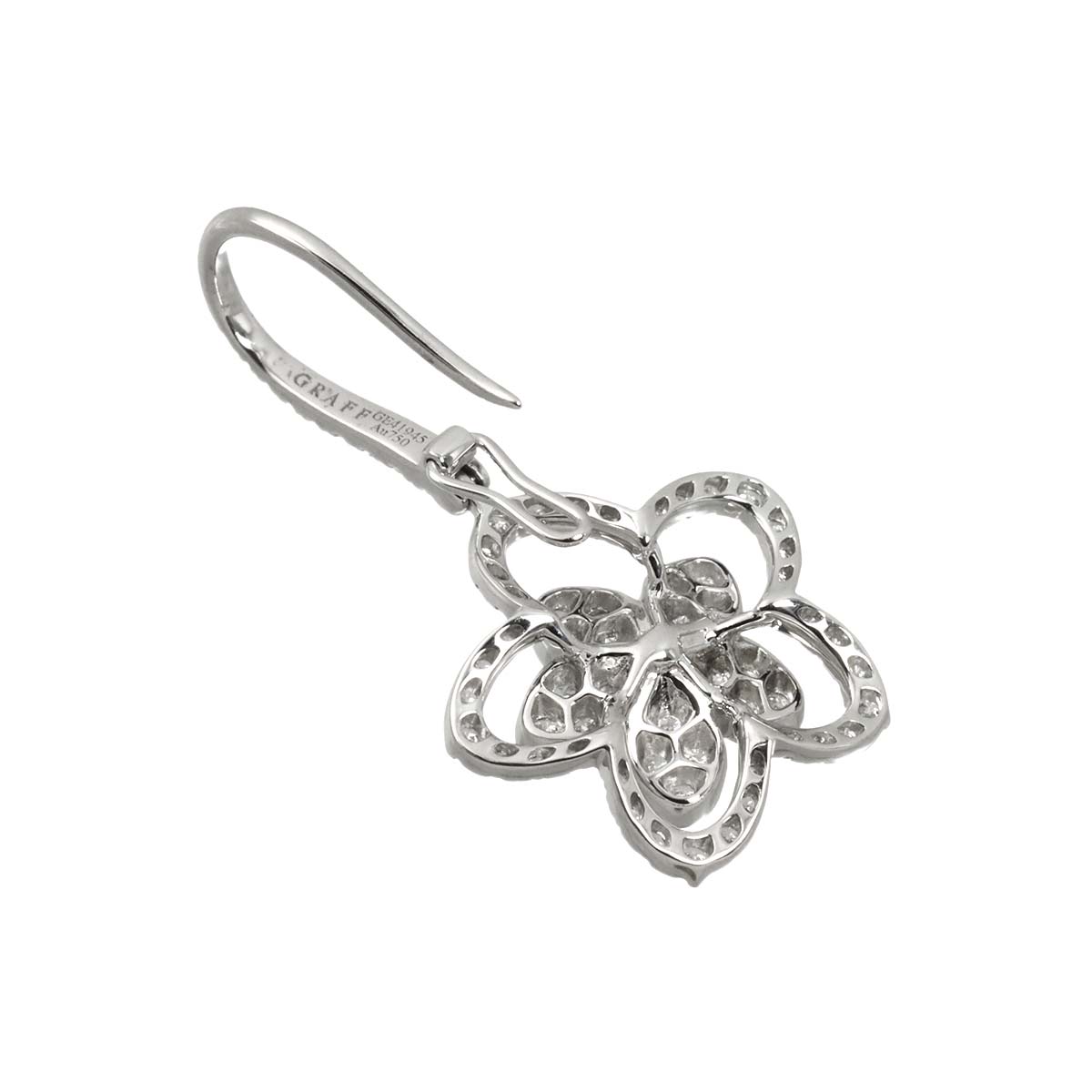 Wild flower Diamond Earring 18K WG 750 One Piece only