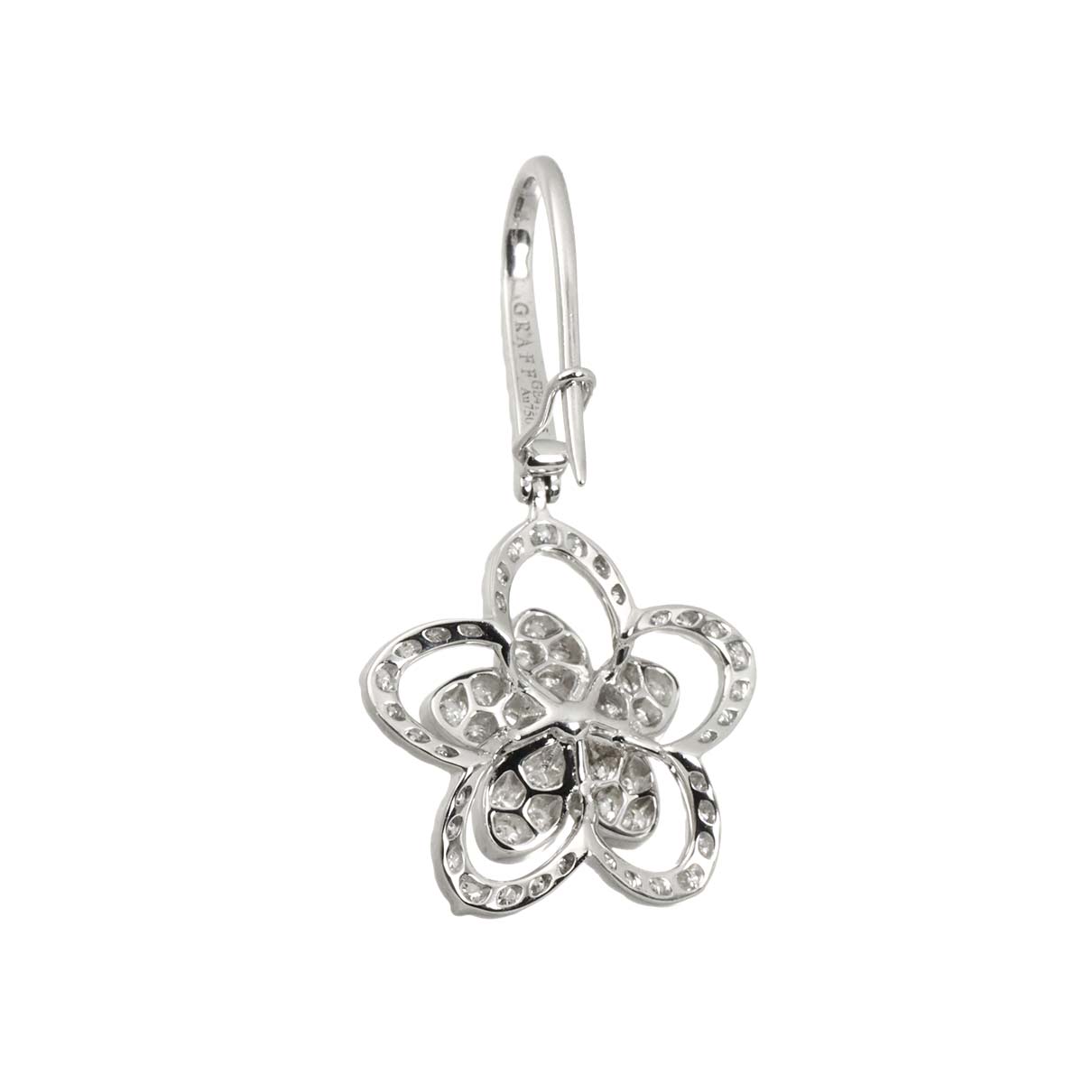 Wild flower Diamond Earring 18K WG 750 One Piece only