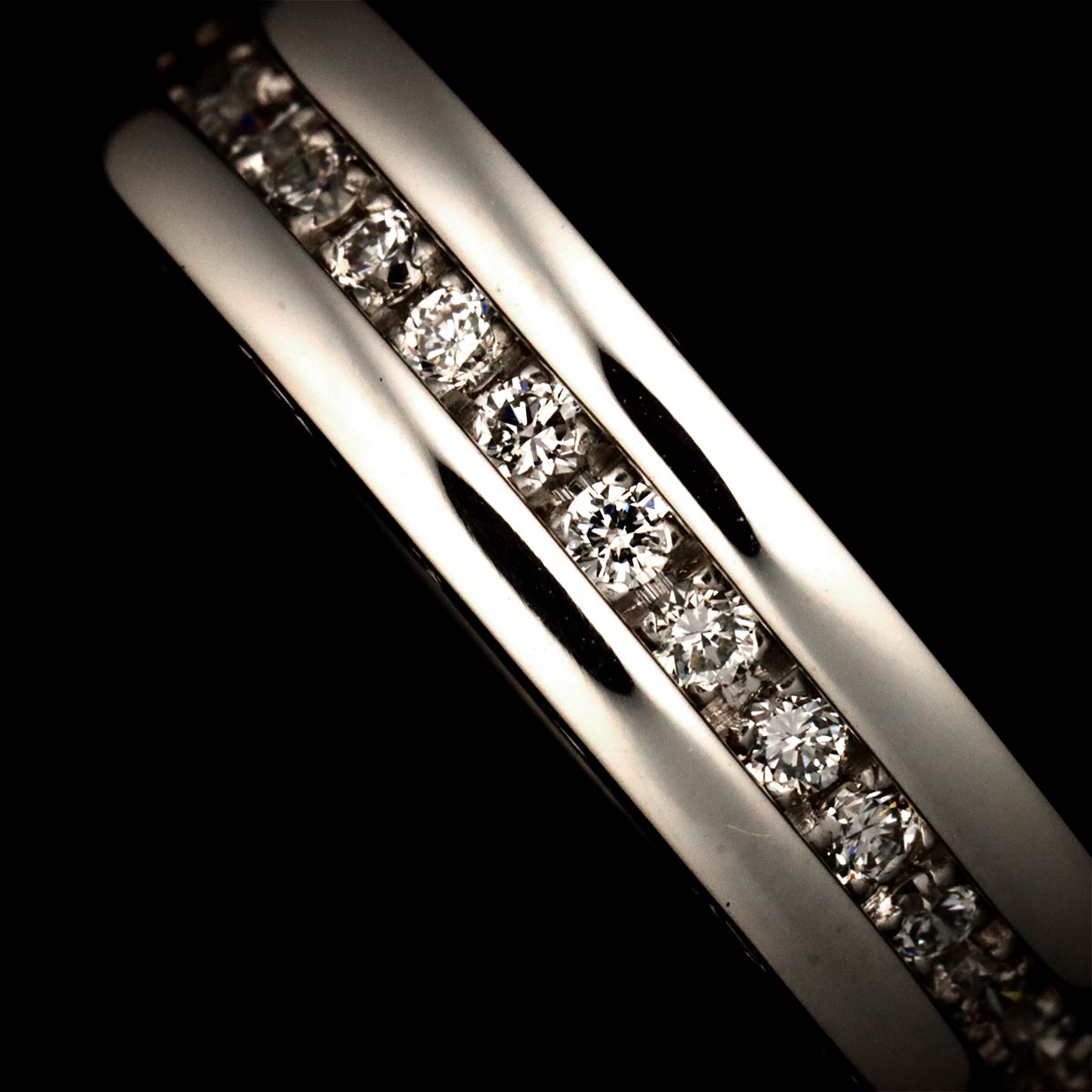 B-zero1 1Band Diamond Ring 18K WG 750 size47 3.75-4(US)