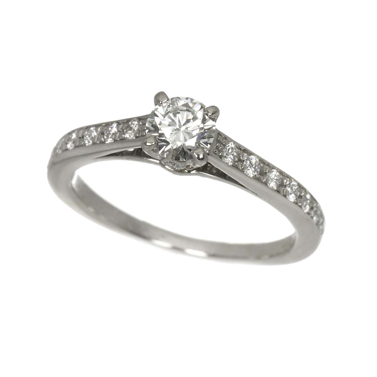 Diamond Ring Platinum Size48 4-4.5(US)